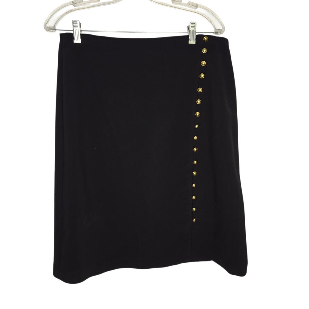 Talbots Women Office Siren Black Skirt Elevated Basics Corpcore Edgy Pencil 8
